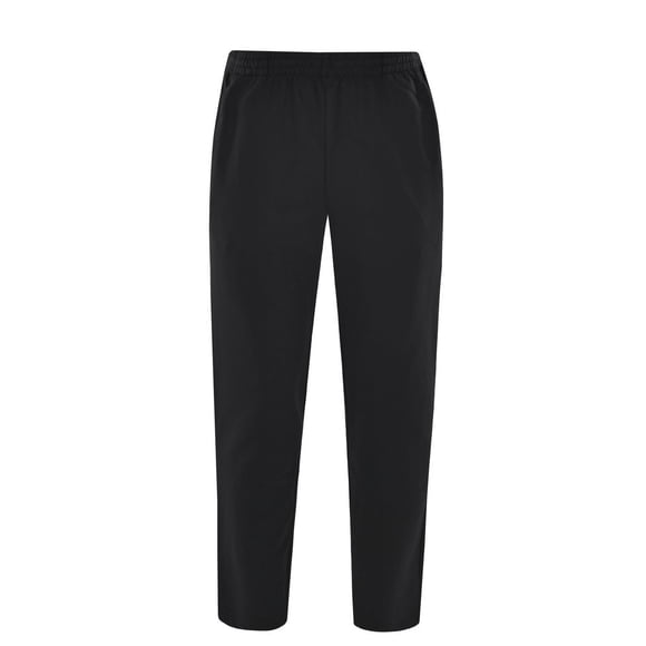 hajo pantalón homewear para hombre - pantalón jogging, stay fresh, mezcla de algodón elástico, color liso Negro 5XL (5X-Large)