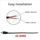 thumbnail image 3 of Paquete de 20 Conectores Macho Alimentación CC de 3,5 mm x 1,35 mm Una Cable Desnudo Cable de Alimentación de Cola de Cerdo de Extremo Abierto 3,5X1,35 mm para Alimentación de CC, 3 of 8
