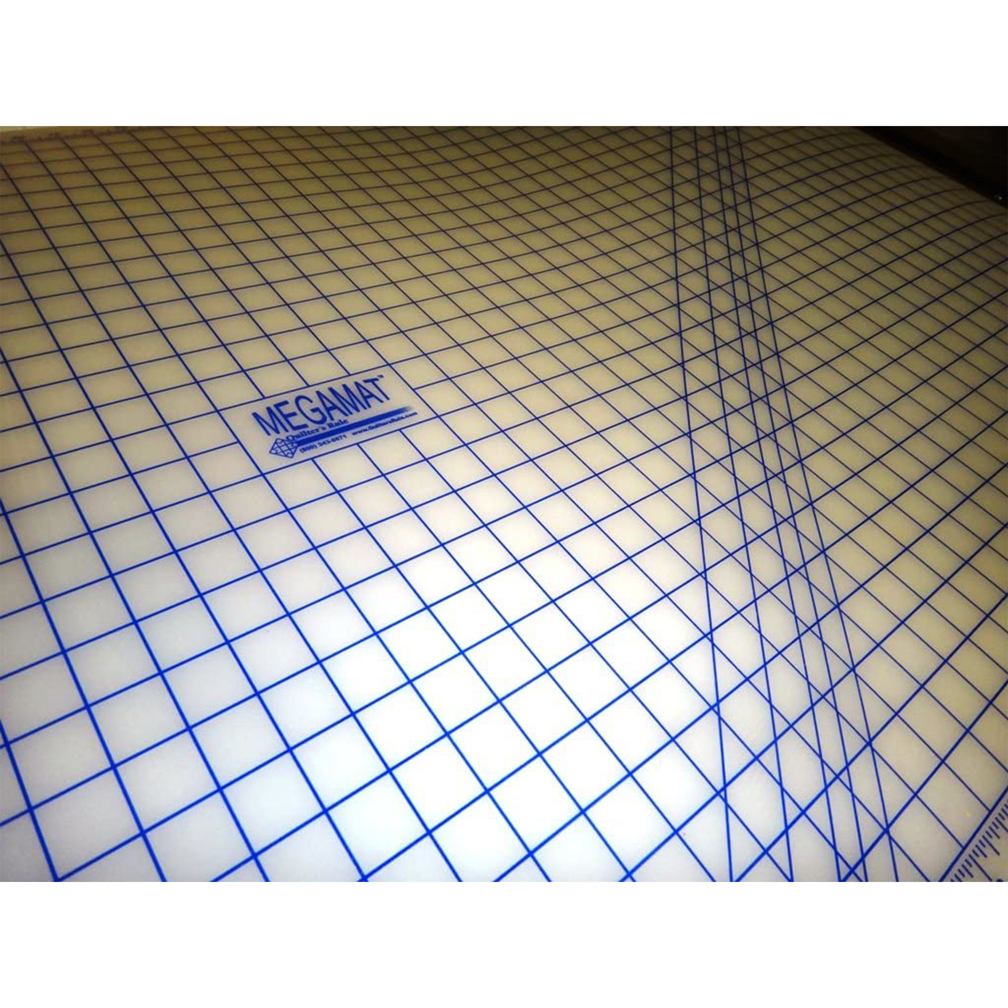 Quilter's Rule Sewfit Translucent Cutting Mat, Megamat, Pinnable Gridded Rotary, 40" x 72
