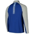 thumbnail image 3 of Men's New Era Royal Chicago Cubs Father's Day Raglan Quarter-Zip Top, 3 of 5