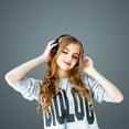 thumbnail image 6 of X6 Over-Ear Wired Stereo Bass Headphones with Microphone, Lightweight, Foldable & Portable with 1.45M No- for Smartphone, Tablet, MP3/4, Space Black, 6 of 6