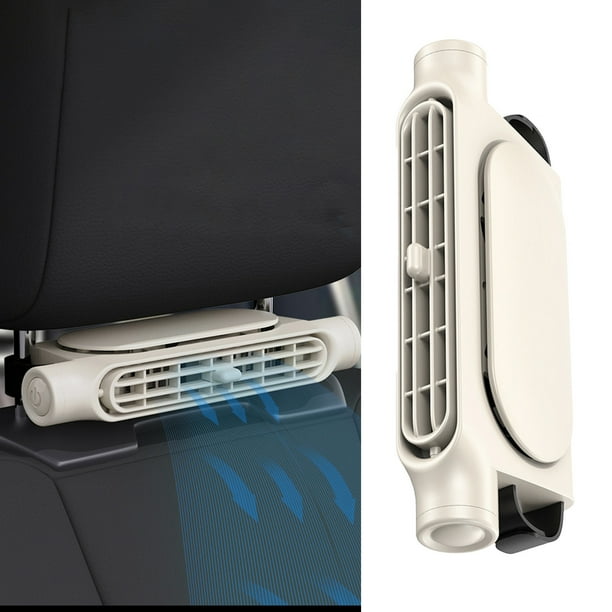 Electrodomésticos Nuevo Ventilador para Asiento de Automóvil Ventilador Potente y Fresco para Automóvil Ventilador Pequeño con Puerto USB para Asiento de Automóvil Ventiladores eléctricos para autos