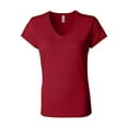 thumbnail image 2 of BELLA + CANVASÂ® SHORT SLEEVE V-NECK JERSEY LADIES' TEE, 2 of 2