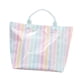 thumbnail image 2 of Bolso tote impermeable para mujer, moderno y sencillo, bolso de hombro a rayas, bolso tote deportivo para el trabajo. Rayas arcoíris, 2 of 9