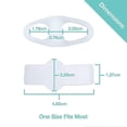thumbnail image 4 of Toe Separators with 2 Loops - Pack of 4 Soft Gel Correctors - White, 4 of 5