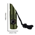 thumbnail image 2 of Outdoor 7-in-1 Multifunctional Whistle with LED and Compass Lightweight and Durable, 2 of 4
