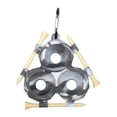 thumbnail image 1 of Soporte para pelota de golf Portador de pelota de golf portátil para hombres y mujeres con 3 camisetas Regalo compacto para papá para carrito de bolsa Gris, 1 of 8
