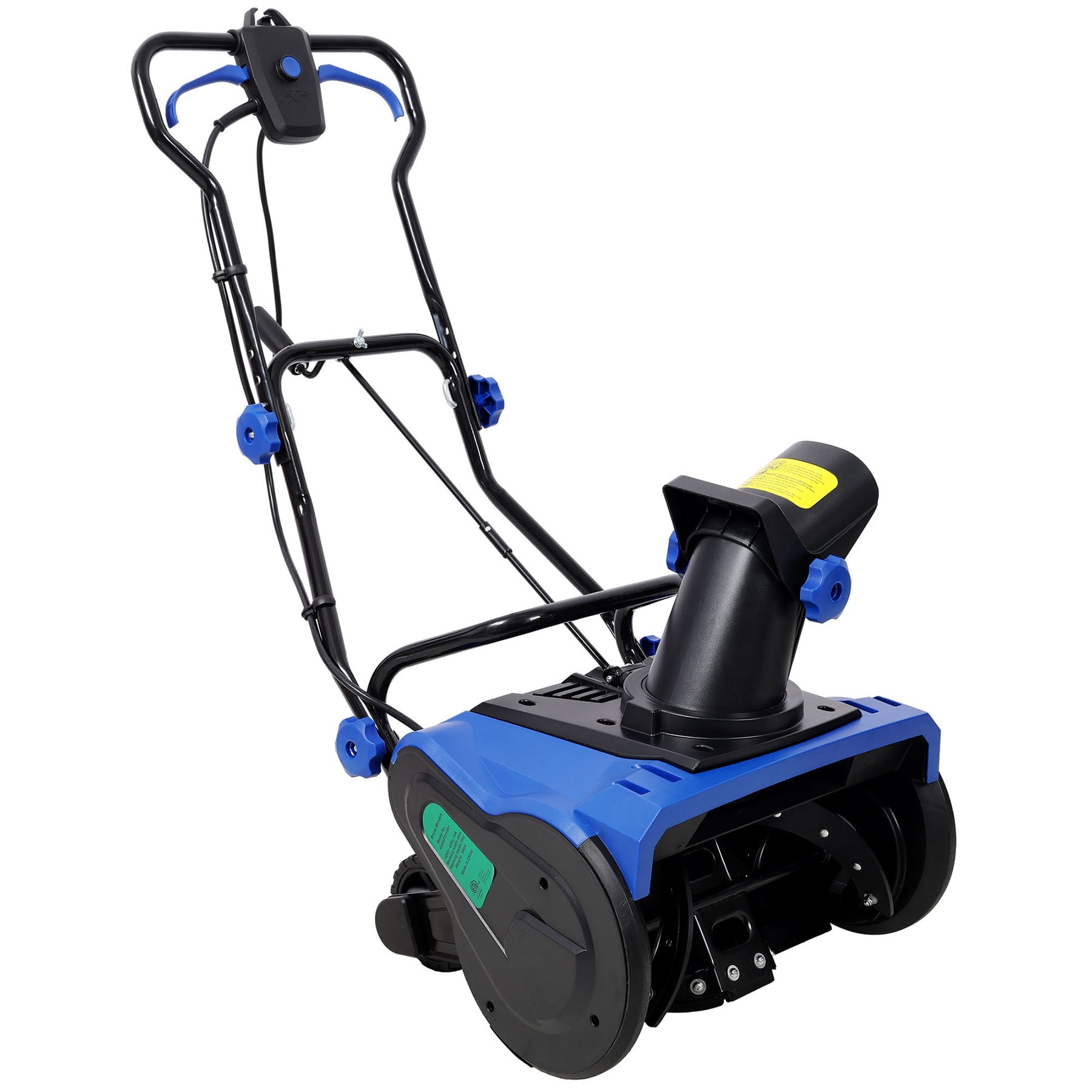 S-HOME 20" Corded Electric Snow Thrower With 15 Amp Motor And 30FT Throwing Distance For Efficient Winter Clearing