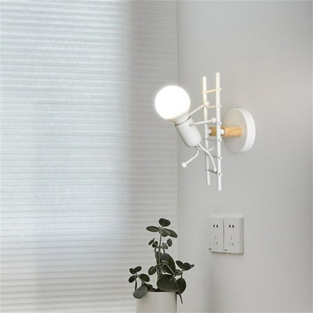 

E27 Creativitys Wall Robot Wall Robot White Black White Red (dancing 1)