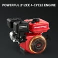 thumbnail image 5 of PowerSmart Gas Pressure Washer, 212cc, 3400PSI, 2.5GPM, 10-inch Wheel, for Cars/ Fences Cleaning, 5 of 8