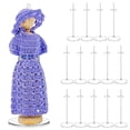 thumbnail image 5 of FRCOLOR 15pcs Clear Doll Stand Figure Display Holder Desktop Support for Dolls Collection, 5 of 8