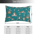 thumbnail image 2 of Honeii Giraffes Doing Various Yoga Print Pillow Cases,Plush Throw Pillow Covers,Decorative Pillowcase for Sofa, Couch, Living Room-20"x30", 2 of 6