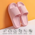 thumbnail image 2 of Cloud Slippers for Women and Men, Pillow House Slippers Shower Shoes Indoor Slides Bathroom Sandals, Ultimate Comfort, Lightweight, Thick Sole, Non-Slip, Easy to Clean, 2 of 8