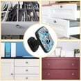 thumbnail image 5 of 4 Pcs Cabinet Handle Drawer Pulls Panda Knobs with Screws Square Furniture Office Cabinet Knob Decoration, 5 of 7