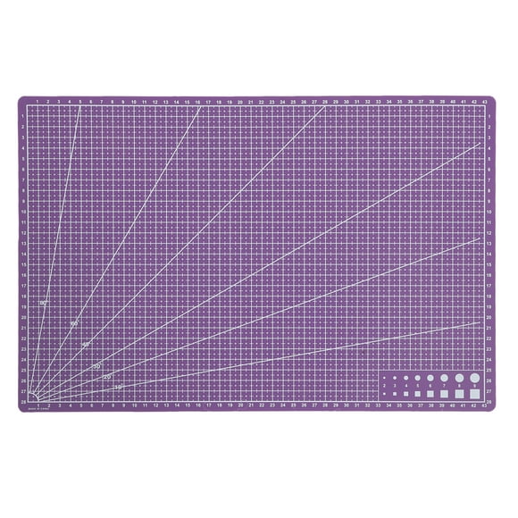 KAKOWELY plastic Cutting Mat For Craft Plastic Cutting Mat Paint Mat Sewing Crafts Mat Quilting Supplies Professional A3 Cutting Mat For Crafting17.72"X11.81"X0.04"