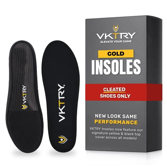 Plantillas VKTRY Gold para zapatos con tacos de fibra de carbono Performance