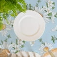 thumbnail image 3 of Daisy Tablecloth, Blue Floral Rectangle Tablecloth, Sunflower Tablecloth, Spring Summer Waterproof Wrinkle Free Durable Rectangle Tablecloth For Rectangle Tables 60 X 84, 60 X 102, 60 X 120 Inch, 3 of 6