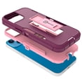 thumbnail image 3 of CoverON For Apple iPhone 14 Case, Military Grade Heavy Duty Full Body Phone Kickstand Cover, Violet Purple, 3 of 9
