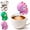 Pink, variant on Clip On Mini Fan for Cup and Bowl, Rechargeable Monkey Elephant Dinosaur Shaped Fan, Portable Coffee Chiller Cooling Attachment for Hot Drinks