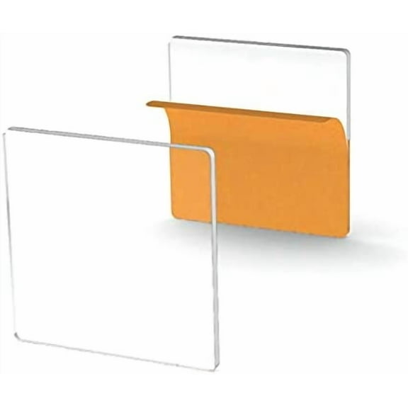25 Acrylic Square Clear (Select Size) (4.0")