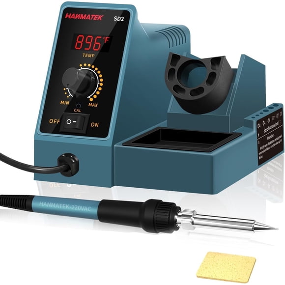 Soldering Stations, Professional Soldering Iron Station Set, Adjustable Temperature 200-480°C, Temperature Difference Setting