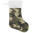 thumbnail image 5 of SKYSONIC Christmas Stocking Personalized Camoouflage Large Candy Stocking Hanging Gift Xmas Stockings Decoration 2 PCS for Family Holiday Party Ornaments Decor Fireplace, 5 of 7