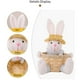 thumbnail image 5 of Personalized Easter Basket, Adorable Plush Bunny Easter Basket for Kids Soft and Durable toy Storage with Cute Rabbit Design, The Ideal Easter Gift (Light Blue), 5 of 8