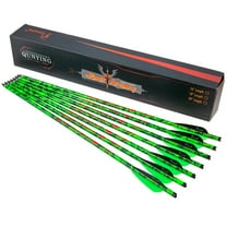 Archery Green Camo Crossbow Bolts 20 inch Carbon Hunting Arrows Crossbolt 12PCS