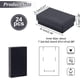 thumbnail image 2 of 24 cajas de joyería de cartón texturizado negro, 8,1 x 5 cm (3,2 x 2 pulgadas), caja de regalo de cartón con esponja negra en el interior., 2 of 9