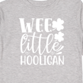 thumbnail image 3 of Inktastic St. Patrick's Day Wee Little Hooligan with Shamrocks Boys or Girls Long Sleeve Toddler T-Shirt, 3 of 4