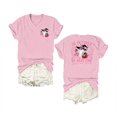 thumbnail image 2 of Halloween Cancer Awareness Shirts for Women Short Sleeve V Neck in October We Wear Pink Graphic T Shirt, 2 of 4