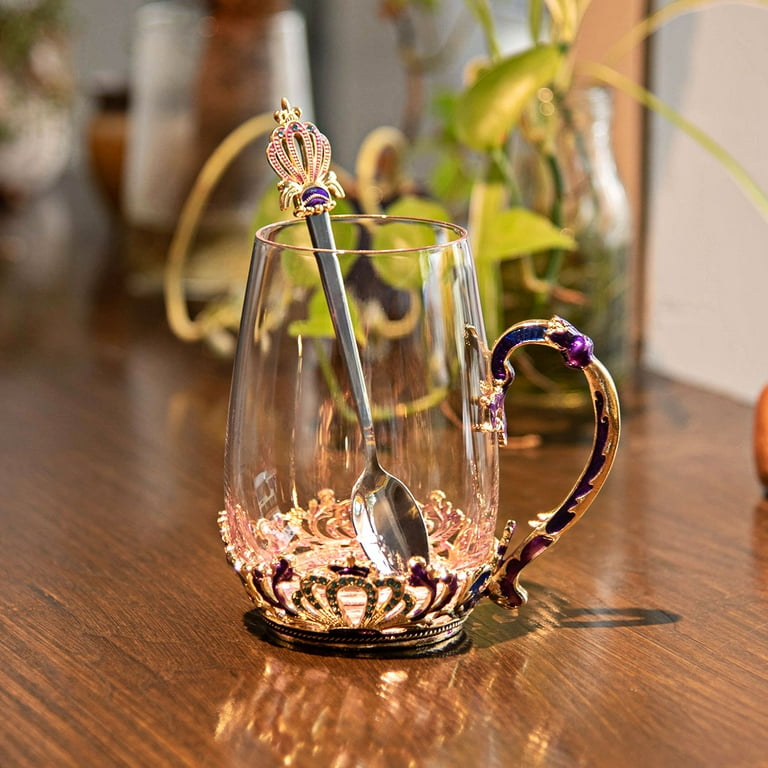 Stainless steel and sale glass coffee cups