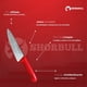 thumbnail image 5 of Cuchillo Chef 10 inch Hoja Acero Inoxidable Mango Ergonómico Color Rojo Shorbull, 5 of 8