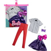 Barbie Fashion Pack with 1 Outfit & 1 Accessory for Barbie Doll & 1 Each for Ken Doll, Gift for 3 To 8 Year Olds