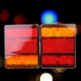 thumbnail image 2 of Monyance LED rear light LED Waterproof Trailer Tail Lights DC12V Backup Lights Rear Lights Signal Lights for Heavy Truck Trailer Boat (12V)(4.72X3.54X0.98Inches), 2 of 10