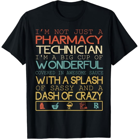 t-shirt Pharmacy Technician Pharmacy Tech CPHT T-Shirt mens，black，women，funny，journey，Crew Neck, Short Sleeve,custom clothing patterns.