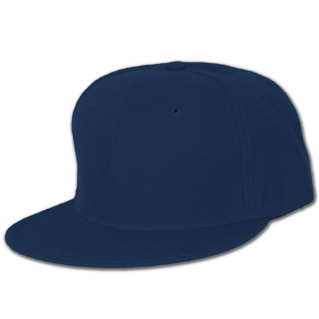 Flat Bill Baseball - Blank Flat Bill Baseball Hat