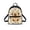 Capybara with Musical Notes Pattern, variant on Eheartsgir Sunflower Hummingbird Pattern Zipper Cell Phone Backpack Zipper Closure Small Backpack for Gym Daily, Polyester Waterproof Mini Backpacks