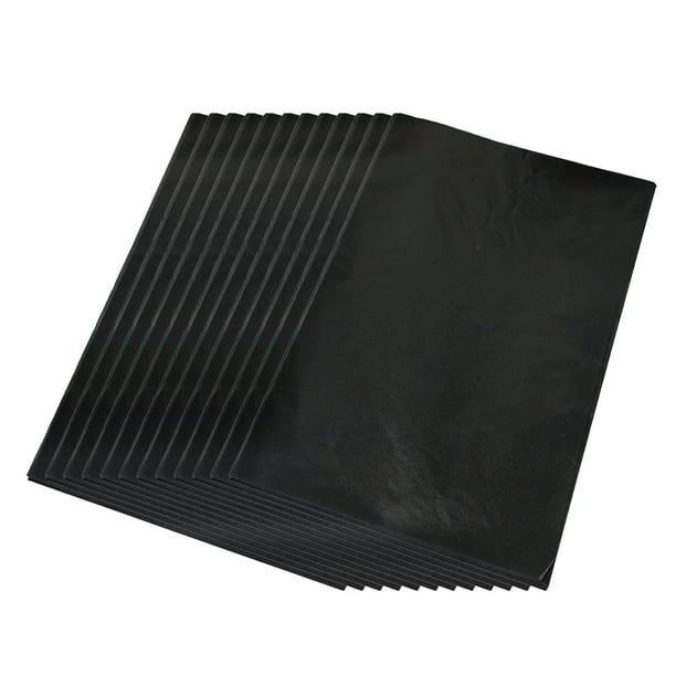 Papel De Calco De Transferencia De Papel De Carbono Negro, Suministros De Oficina Para Pintura De Grafito, Suficiente Tejido De Transferencia De Luz, 25 Uds. sonducket HA016921-00