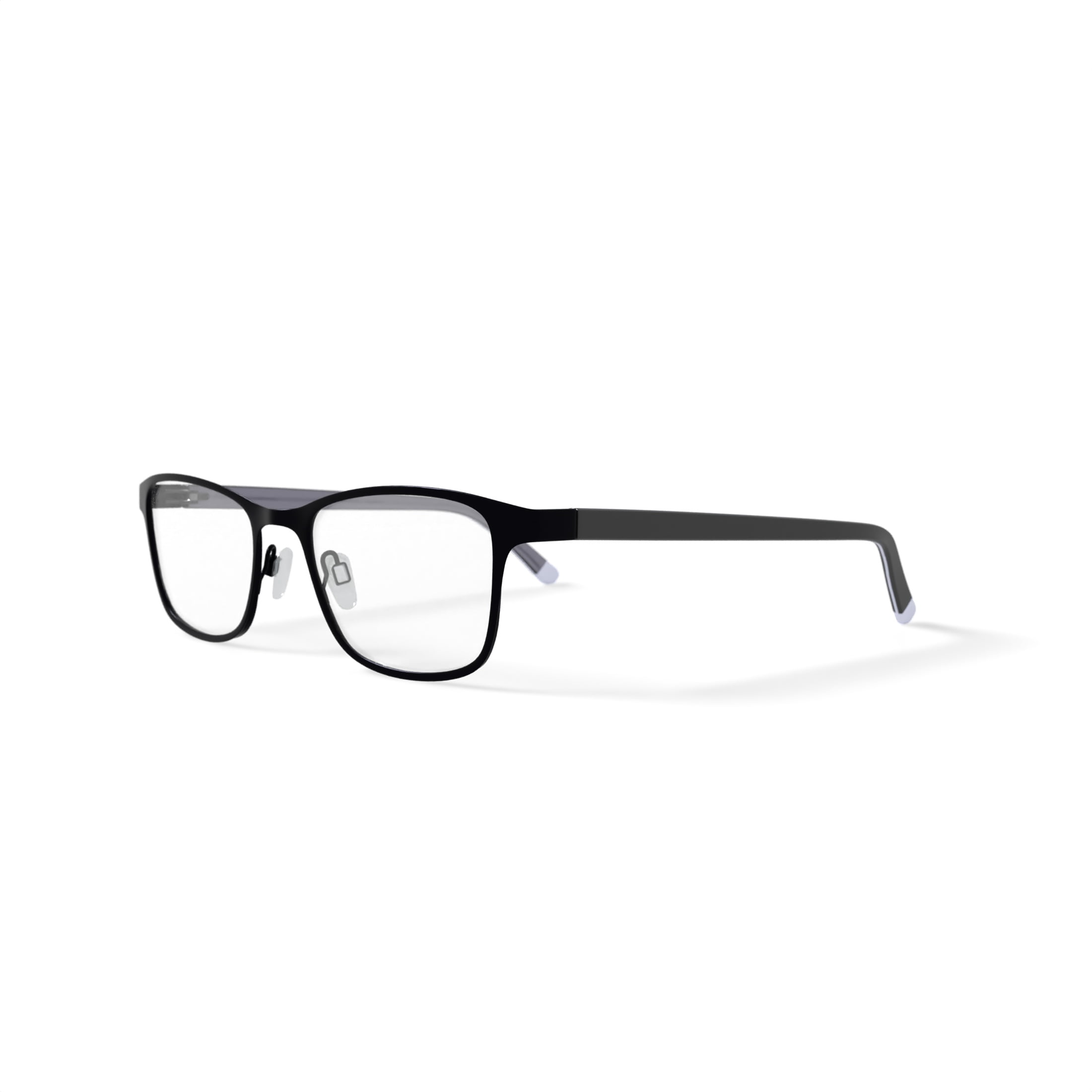 Walmart Women's Rx'able Eyeglasses, WM200951-1, Black, 51-17-135