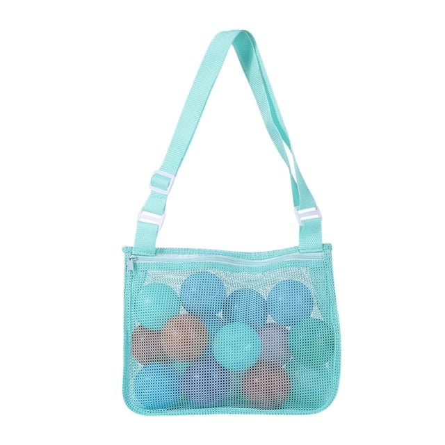 SMihono Closet Organizers and Storage for Clothes Mesh Beach Bag Kids ShellPebble Collection Bag, Beach Play Bags For Easy Sand Leaks, Beach Storage Bags For Boys And Girls Storage Trunks and Bag