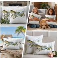 thumbnail image 5 of Vintage Frog Outdoor Waterproof Pillow Covers, Water Surface Motif Animals Artwork Decorative Rectangle Throw Pillowcase Sofa Cushion Sham for Patio/Couch/Chair, 20"x12" 2 Pack, 5 of 8