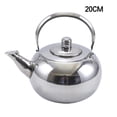 thumbnail image 1 of Fast Boil Stainless Steel Teapot Design With Dust Nozzle Cap For Storing Cold Or Hot Water,14cm,Silver, 1 of 5