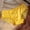 Yellow, variant on SCSAlgin Women’s Lace Satin Panties Seamless Briefs Mid Waist Underwear