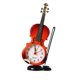 thumbnail image 5 of Reloj despertador con personalidad creativa y diseño de violín, regalo para estudiantes, color rojo, 5 of 5