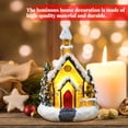 thumbnail image 4 of Lighting House Merry Christmas LED Light Snow House Home Decor  Window Ornament Gift, 4 of 7