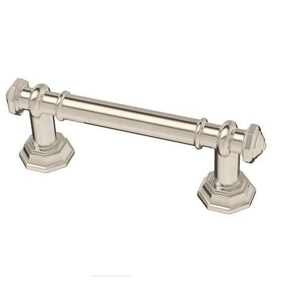 Liberty P41933C-PN 3" Finial Round Polished Nickel Cabinet Drawer Pull