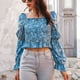 thumbnail image 4 of Top De Mujer, Blusa De Primavera De Fibra De Poliéster Con Estampado Floral, Manga Larga Para Oficina ANGGREK No, 4 of 7