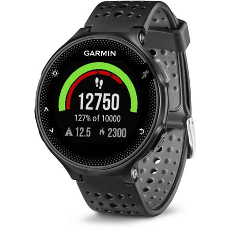 Garmin Forerunner 235 GPS Heart Rate Running Training Sport Watch, Black/Gray