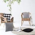 thumbnail image 3 of 4 Pcs/set 45x45cm Throw Pillow Cover Plaid Pattern Sofa Cushion Pillowcase (without Core), 3 of 7
